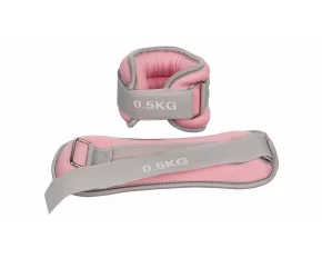 Set greutati pentru incheieturi si glezne Merco WFS 500, 0,5 kg, roz