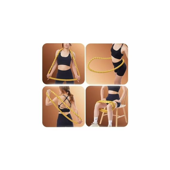 Cerc gimnastica Spring Soft Hula Hoop, violet