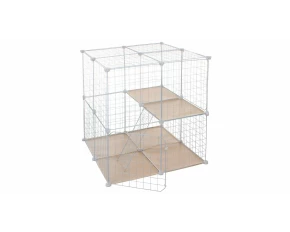 Tarc pentru animale mici Bella, 74 x 74 x 72 cm, alb