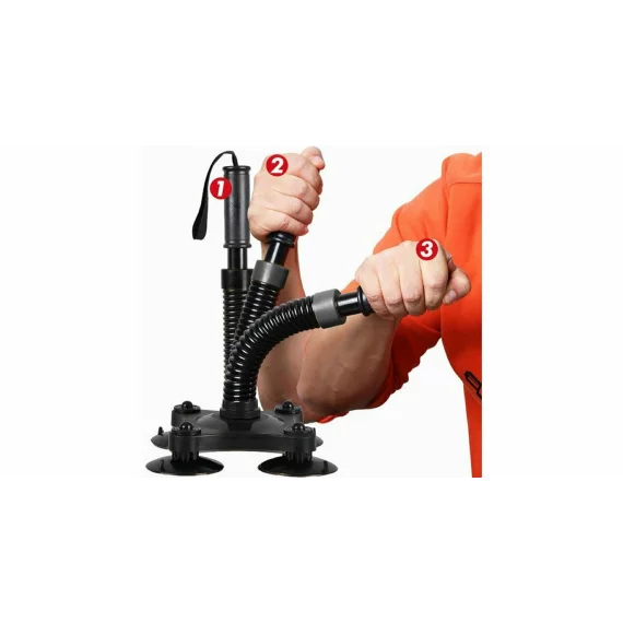 Dispozitiv profesional pentru intarirea musculaturii antebratului, incheieturii/arm-wrestling cu arc – light, rezistenta 15,9 kg