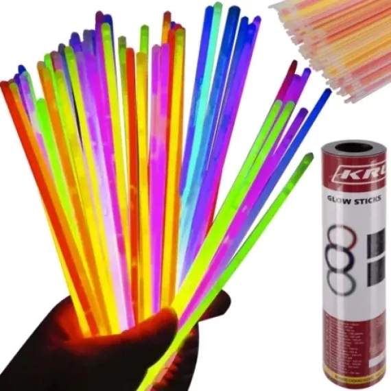 Accesorii petrecere, Kruzzel, glow sticks - 100 pcs, betisoare luminoase