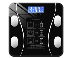 Cantar de baie, Ruhhy, LCD analytical bathroom scale, design modern