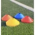 Set 50 copete de antrenament, Trizand, Training cones 23422, design compact, include suport transport