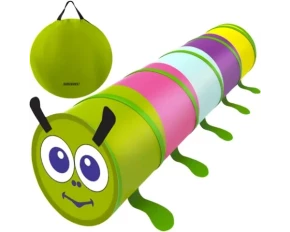 Tunel joaca pentru copii, Kruzzel, cort omida, design atractiv