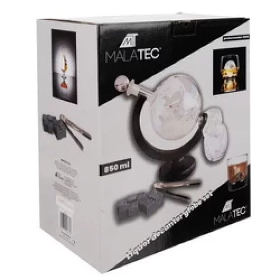 Decanter, Malatec, globe whiskey set, design elegant