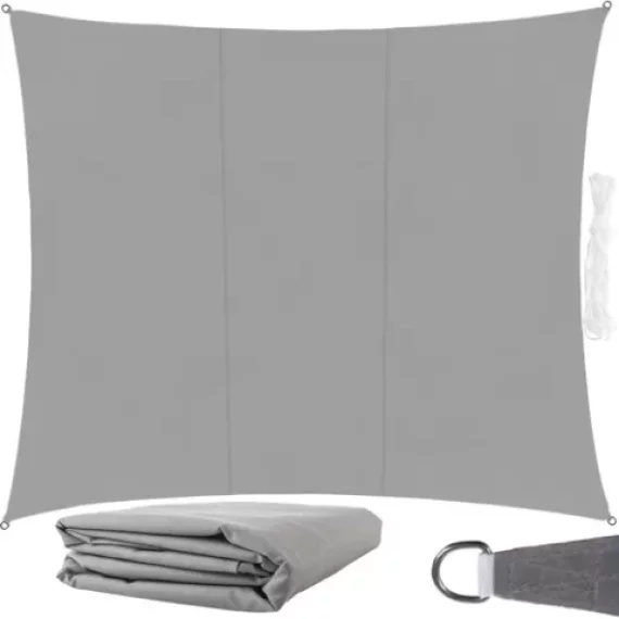 Panza de umbrire, Gardlov, sunshade sail 4x3m - gray, rezistenta la intemperii