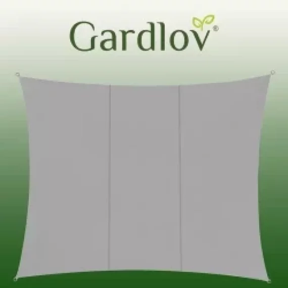 Panza de umbrire, Gardlov, sunshade sail 4x3m - gray, rezistenta la intemperii