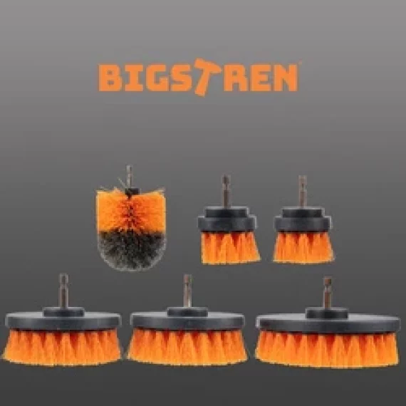 Perii de curatare pentru bormasina, Bigstren, Drill Cleaning Brushes, set versatil