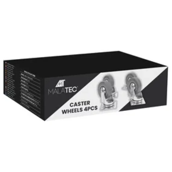 Roti pivotante, Malatec, set de 4 roti pivotante, durabilitate sporita