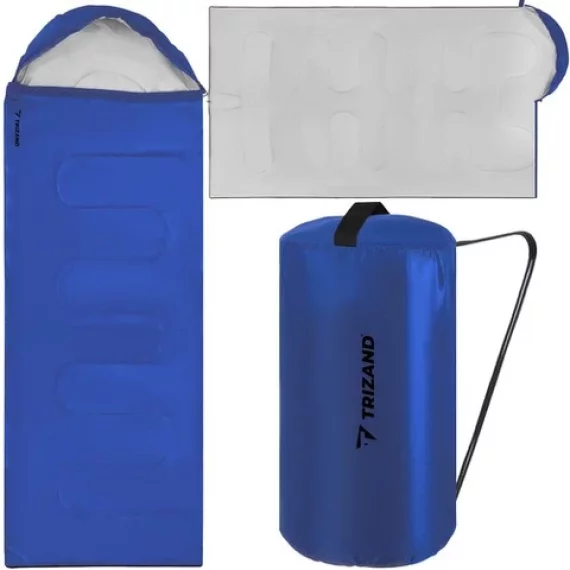 Sac de dormit, Trizand, Sleeping bag - blue S10249, compact si usor