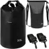 Sac impermeabil, Trizand, waterproof bag 30L black, capacitate de 30 litri