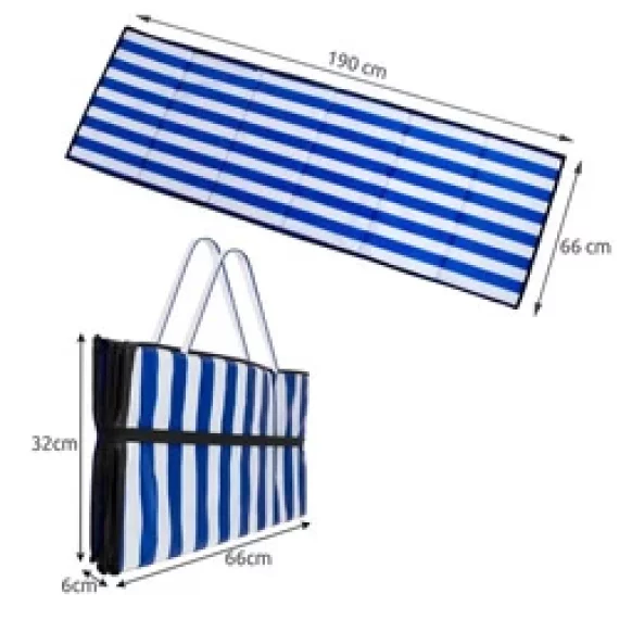 Saltea de plaja / sezlong, Trizand, Rocky Beach Mat, rezistenta la apa