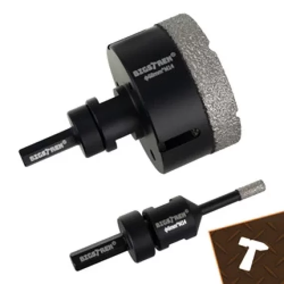 Set de burghie diamantate, Bigstren, Diamond hole saws - set de 6, durabilitate ridicata