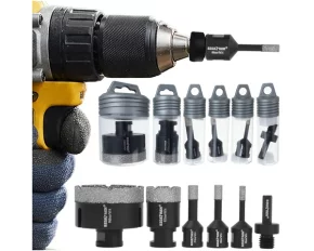 Set de burghie diamantate, Bigstren, Diamond hole saws - set de 6, durabilitate ridicata