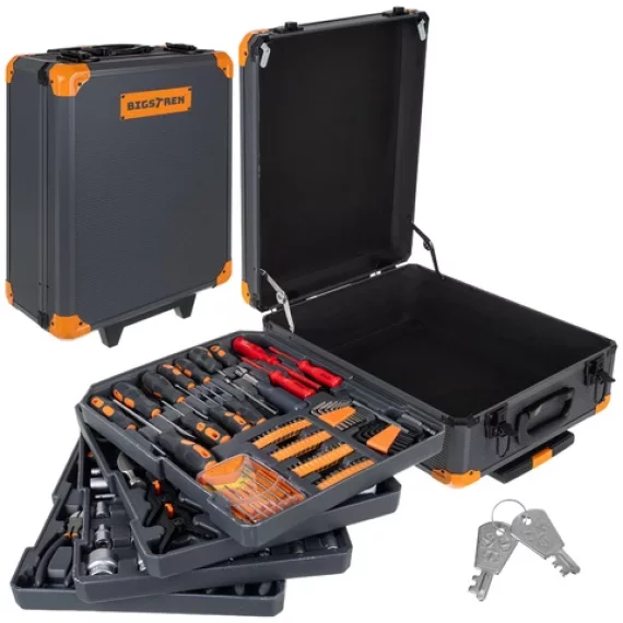 Set unelte, Bigstren, tool set in a 1000-piece case, organizare eficienta