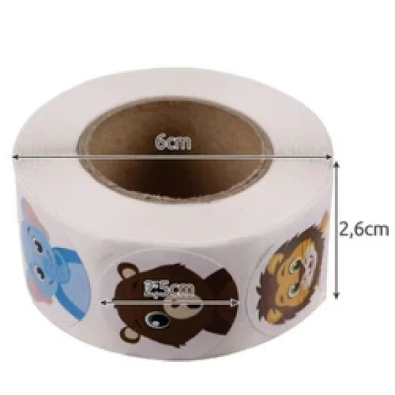 Stickere motivationale, Kruzzel, motivational stickers - roll of 500pcs, design atractiv