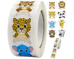 Stickere motivationale, Kruzzel, motivational stickers - roll of 500pcs, design atractiv