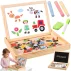 Tabla educationala cu doua fete, Kruzzel, Kruzzel 25637, design interactiv