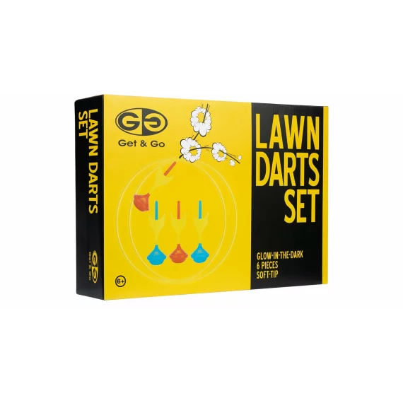 Set de darts pentru exterior, Glow Lawn Darts Set