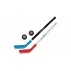 Set hockey pentru copii cu 2 crose si 2 pucuri, Merco Hockey Kid Set