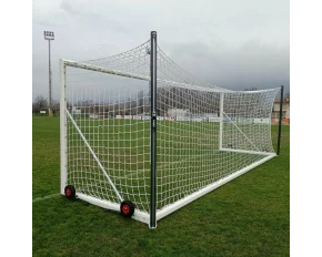 Set 2 porti de fotbal 7.32 x 2.44m, transportabila cu roti