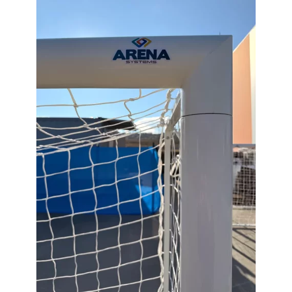 Set 2 porti mini-fotbal 3x2 m, fabricate din aluminiu, diametru 80 mm