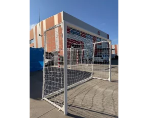 Set 2 porti mini-fotbal 3x2 m, fabricate din aluminiu, diametru 80 mm