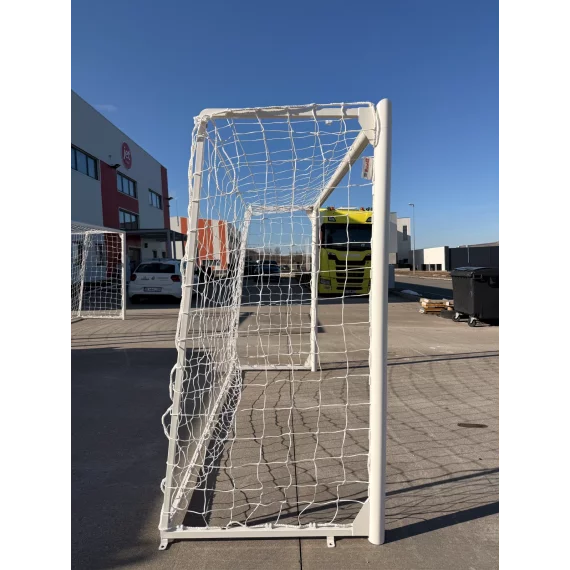 Set 2 porti mini-fotbal 3x2 m, fabricate din aluminiu, diametru 80 mm