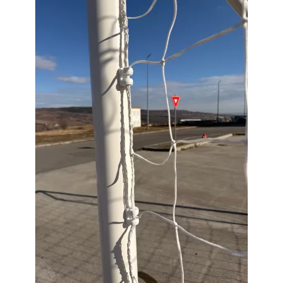 Set 2 porti mini-fotbal 3x2 m, fabricate din otel galvanizat, diametru 76 mm