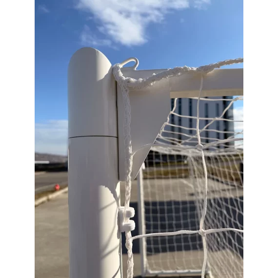 Set 2 porti mini-fotbal 3x2 m, fabricate din otel galvanizat, diametru 76 mm