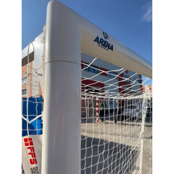 Set 2 porti mini-fotbal 3x2 m, fabricate din otel galvanizat, diametru 76 mm