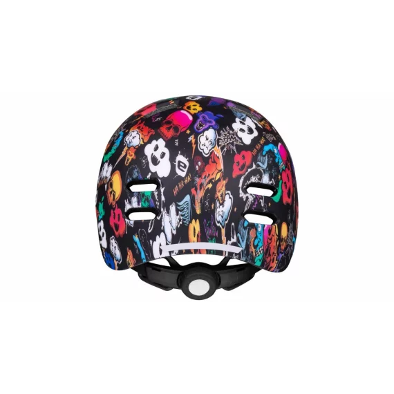 Casca copii pentru bicicleta, Etape Buddy Bike Helmet cu grafica colorata, negru
