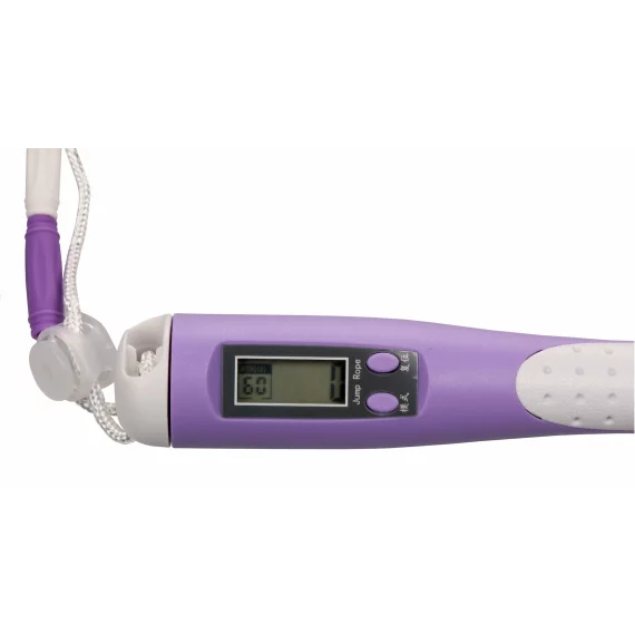 Coarda de sarit cu contor Merco Bead Counter Jump Rope, violet