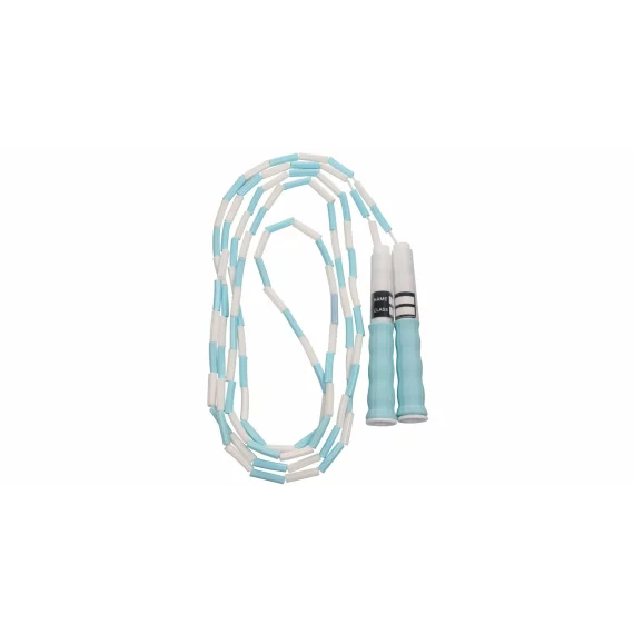 Coarda de sarit pentru copii, Merco Bead Name, albastru