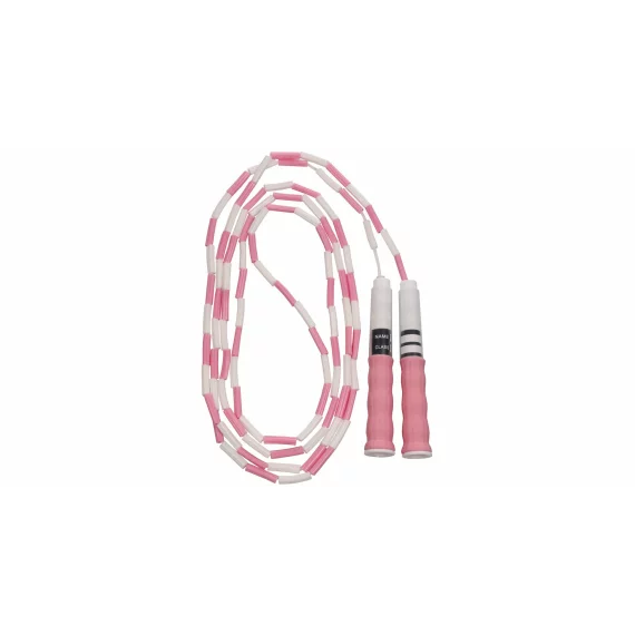 Coarda de sarit pentru copii, Merco Bead Name, roz