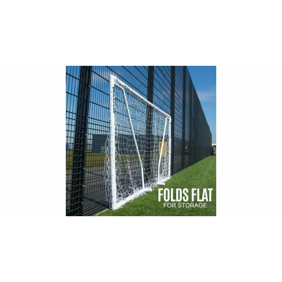 Poarta de fotbal pliabila Quickplay Q Fold Match soccer goal 12 x 6 FT, dimensiuni 3.6 x 1.8 m