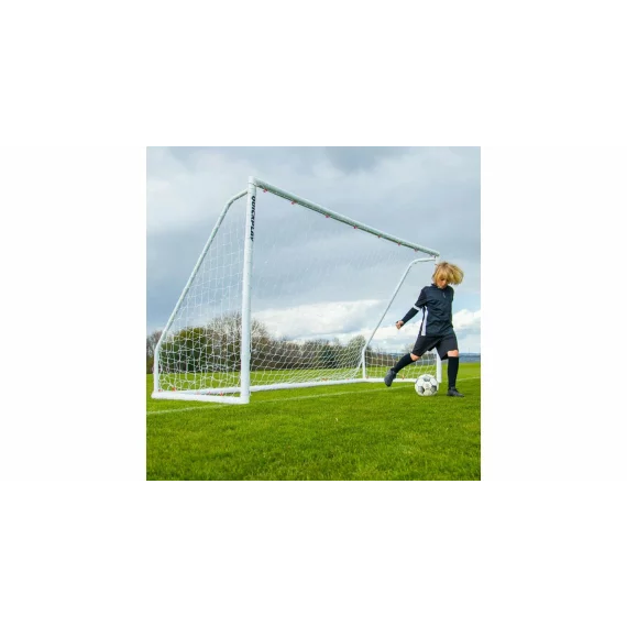 Poarta de fotbal pliabila Quickplay Q Fold Match soccer goal 12 x 6 FT, dimensiuni 3.6 x 1.8 m