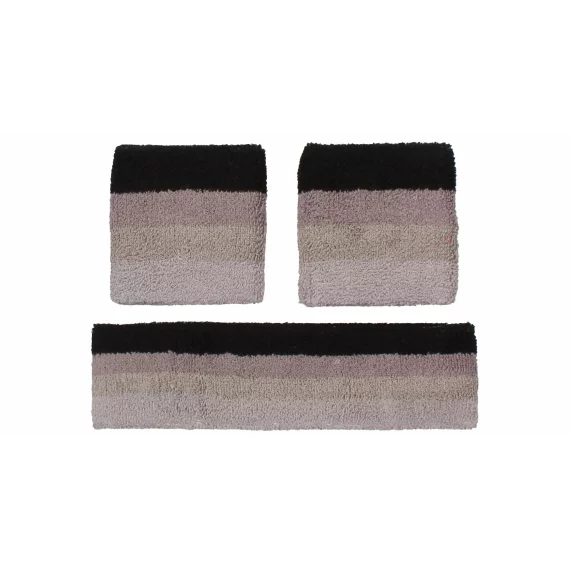 Set banderola si mansete pentru incheieturi Merco HeadWrist, gri