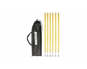 Set de 6 jaloane PVC,  Merco Slalom 100, inaltime 100 cm