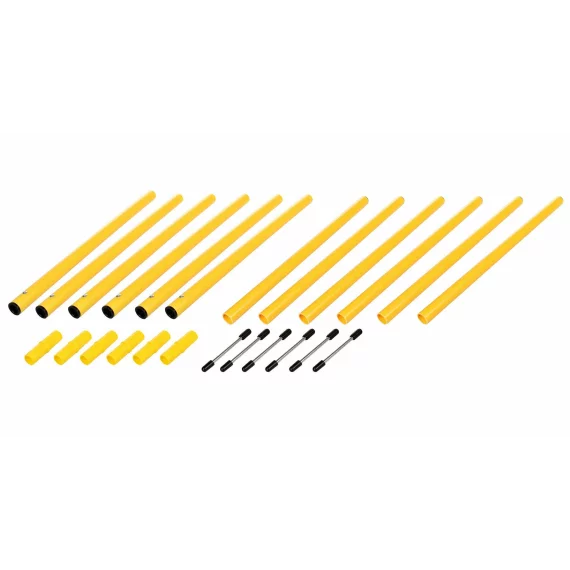 Set de 6 jaloane PVC,  Merco Slalom 100, inaltime 100 cm