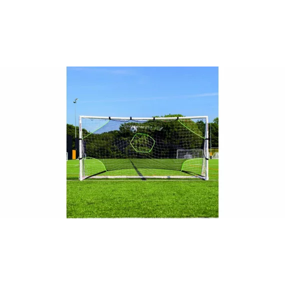 Plasa de antrenament pentru sut, destinata portii de fotbal cu dimensiunile de 16 x 7 FT (4.88 x 2.13 m)