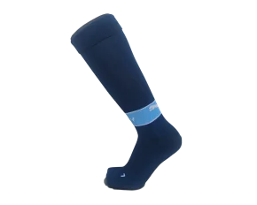 Jambiere fotbal pentru copii, Puma Manchester City Junior, albastru inchis