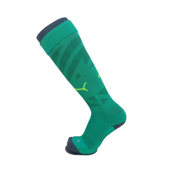 Jambiere fotbal pentru copii, Puma Manchester City Junior, verde