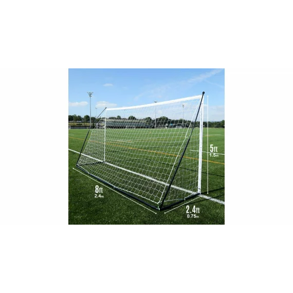 Poarta fotbal pliabila Quickplay Kickster Elite soccer goal 2,4 x 1,5 m