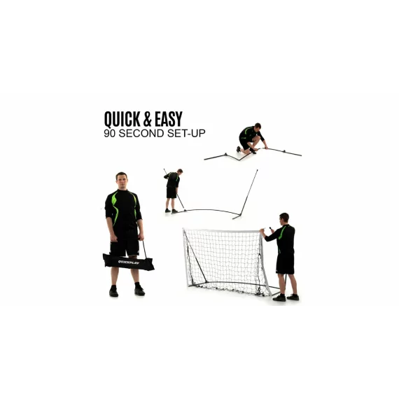 Poarta fotbal pliabila Quickplay Kickster Elite soccer goal 2,4 x 1,5 m