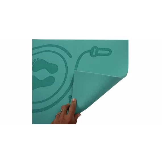 Saltea pentru sarit coarda Jumping Mat, 60 x 40 cm, verde
