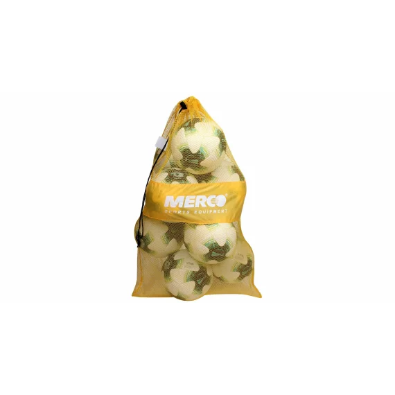 Plasa pentru mingi, Merco Mesh Bag 90 x 60 cm, galben