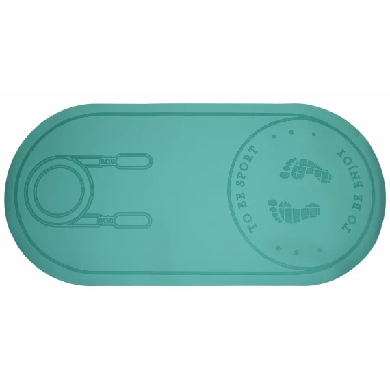 Saltea pentru sarit coarda Jumping Mat 140 cm TPE, verde