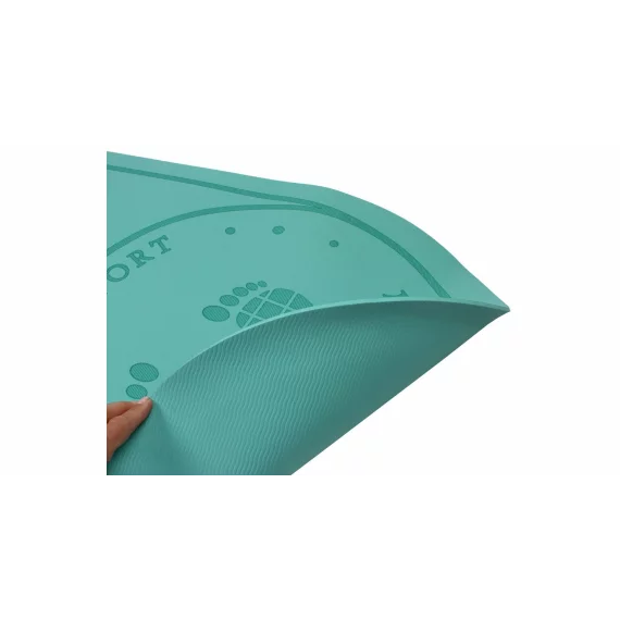 Saltea pentru sarit coarda Jumping Mat 140 cm TPE, verde