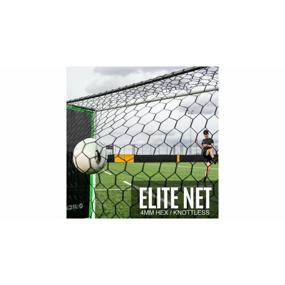 Poarta fotbal 3 in 1 Quickplay Tekkers GS Trainer cu panouri rebound, 210x150 cm